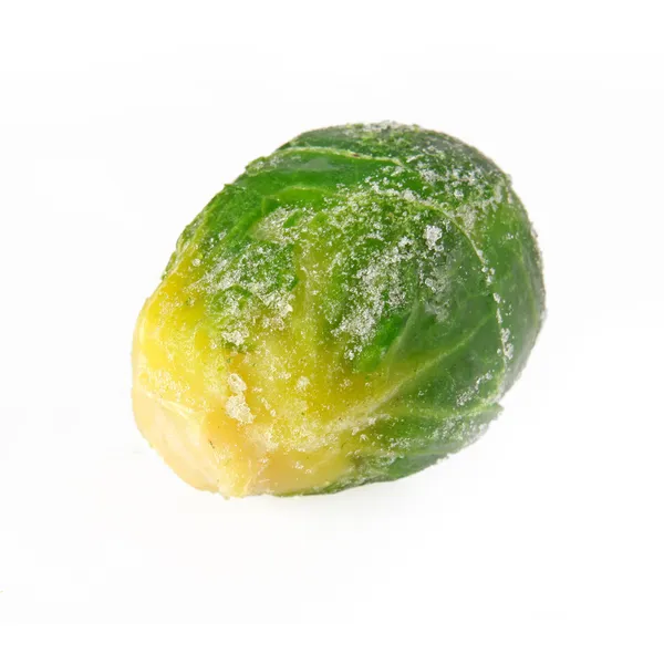 Brussels sprouts cabbage isolated on white — Stock Photo, Image