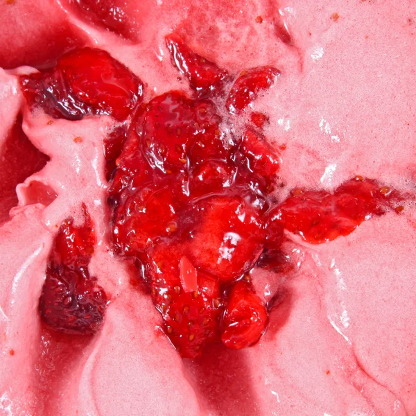Jahodová icecream pozadí — Stock fotografie