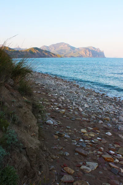 The Black Sea seacost in Ukraine, Crimea — Stock Photo, Image