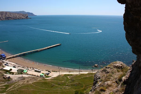 The Black Sea seacost in Ukraine, Crimea