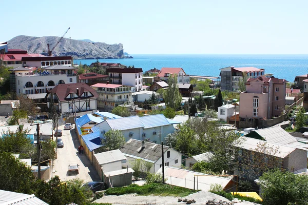 Véritable forteresse à Sudak prise en Crimée, Ukraine — Photo