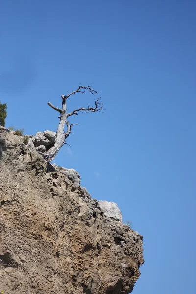 Atemberaubende Landschaft des Schwarzen Meeres und des Karadag-Gebirges auf der Krim, Ukraine — Stockfoto