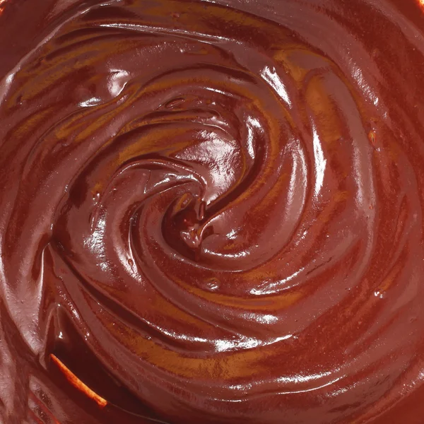 Erstaunlicher Schokoladenwirbel. — Stockfoto