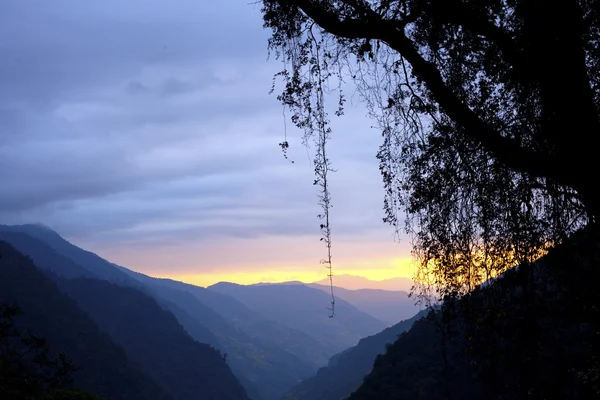 The majestic Himalayas at the sunset time, Nepal — Stock Photo, Image