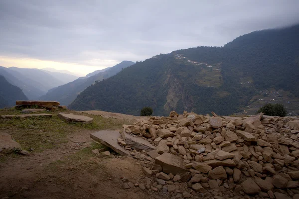 Wunderschöne landschaft im himalaya, annapurna-gebiet, nepal — Stockfoto