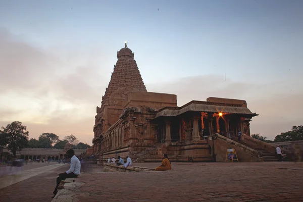 Brihadeeswarar 寺タンジャーヴール、タミル語 nadu、インド。世界遺産の一つ. — ストック写真