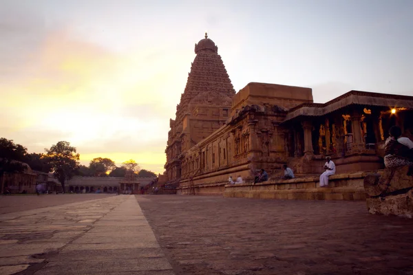 Храм Брихадисварар в Тханджавуре, Тамилнад, Индия. Один из объектов всемирного наследия . — стоковое фото