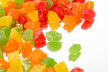 Meyve şekeri çok renkli yansıtıcı yüzeyi