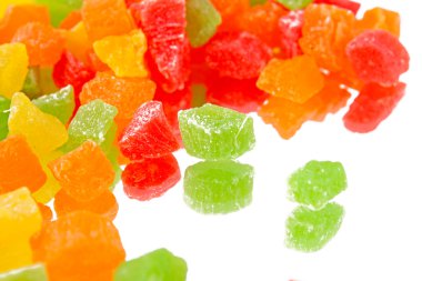 Meyve şekeri çok renkli yansıtıcı yüzeyi