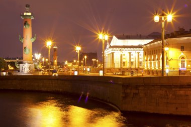 st Petersburg gece görünümü