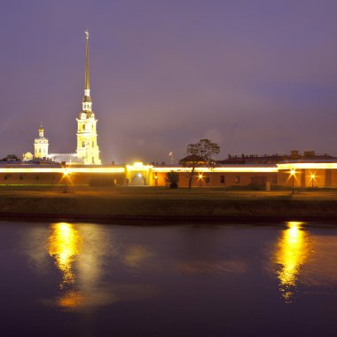 beyaz geceler, Rusya sırasında St. petersburg şehrinde Paul ve peter Kalesi