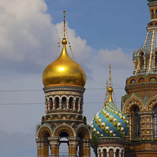 Kerk van de Verlosser op vergoten bloed, St. Petersburg, Rusland — Stockfoto