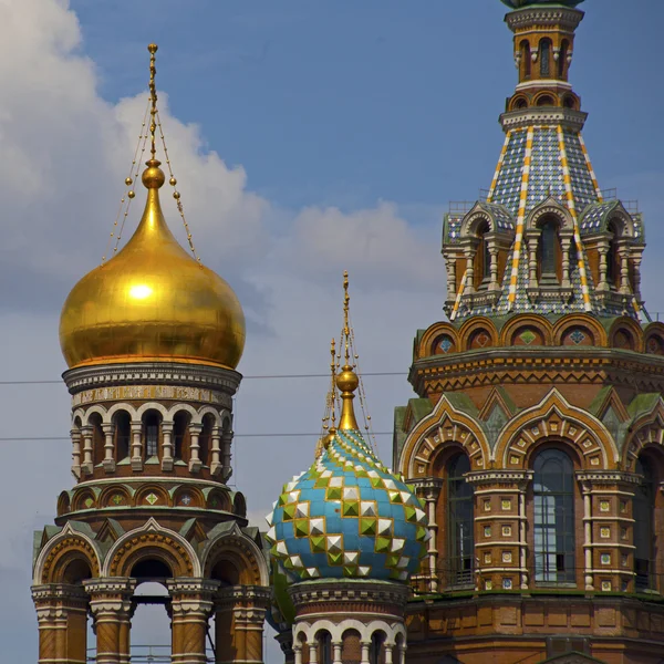 Kerk van de Verlosser op vergoten bloed, St. Petersburg, Rusland — Stockfoto