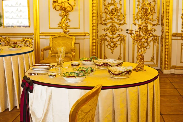 Chambres dorées de Catherine Palace, Russie, Tsarskoe selo — Photo