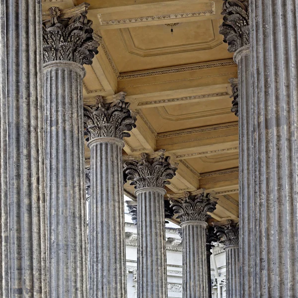 View of the columns Kazan Cathedral, St. Petersburg, Russia — Stock Photo, Image