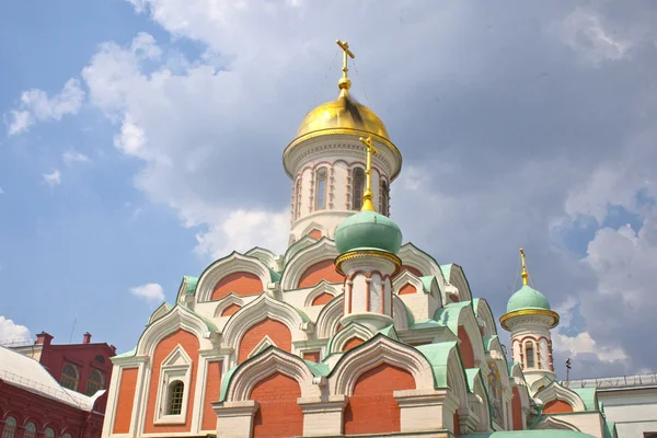 Catedral Kazan na Praça Vermelha em Moscou, Rússia — Fotografia de Stock