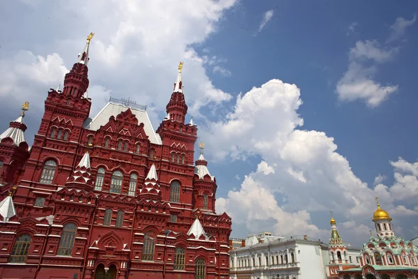 Historical Museum on Red Square in Moscow — Stock Photo, Image