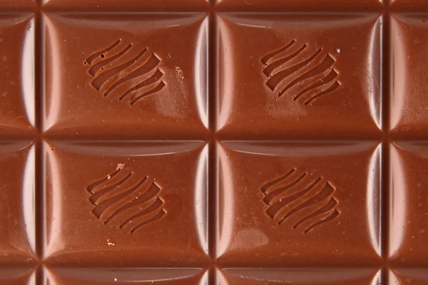 Textura de fondo creada a partir de una losa de chocolate con leche — Foto de Stock