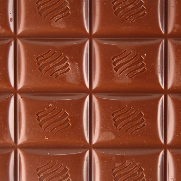 Textura de fondo creada a partir de una losa de chocolate con leche — Foto de Stock