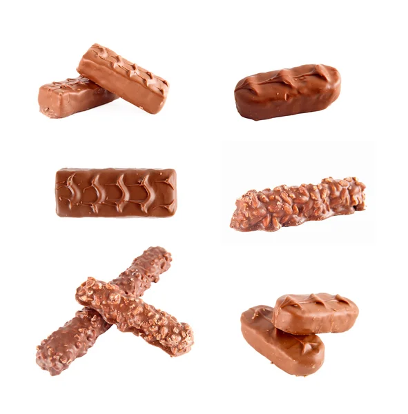 Set de barras de chocolate — Foto de Stock