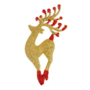 parlak altın christmas geyik oyuncak