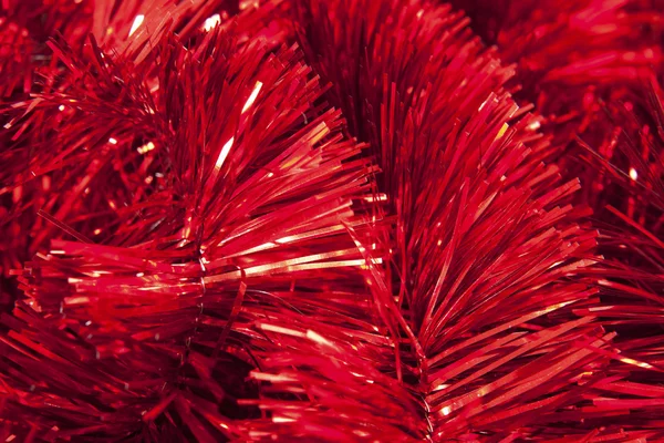 Červená vánoční věnec — Stock fotografie