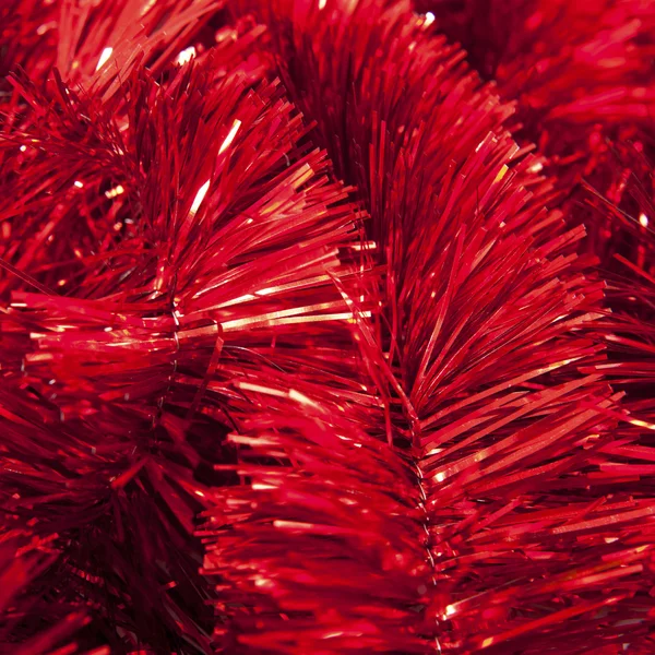 Piros karácsonyi girland — Stock Fotó
