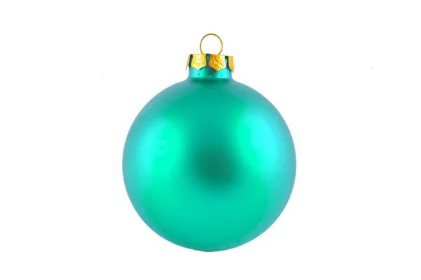 Blå jul boll — Stockfoto