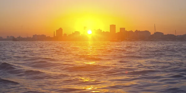 Sunset in Mumbai, India — Stock Photo, Image