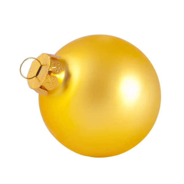 सोनेरी ख्रिसमस चेंडू — स्टॉक फोटो, इमेज