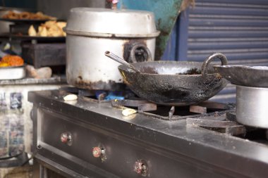 Hindistan'da sokak Restoran