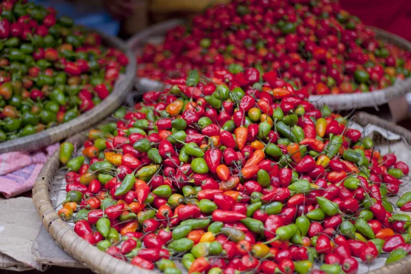 Hot pepper for sale — Stock Photo, Image