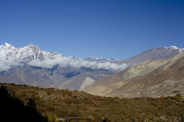 Annapurna Circuit trail — Stock Photo, Image