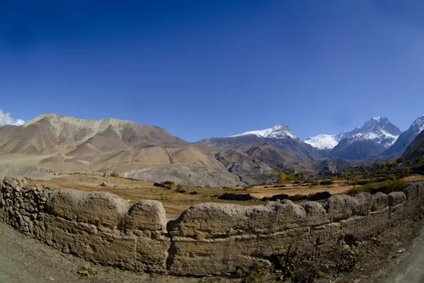 Trilha do circuito de Annapurna — Fotografia de Stock
