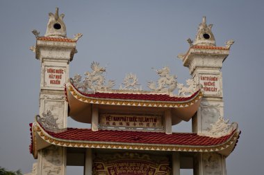 Budist tapınağı çatı