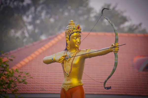 Rama statue with bow — Stock Photo, Image