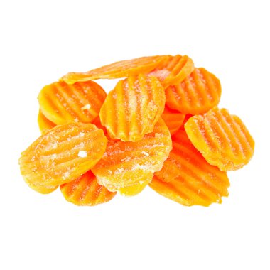 donmuş havuç izole