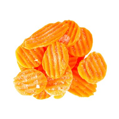 donmuş havuç izole