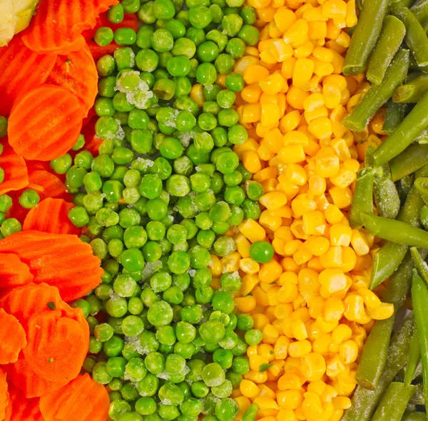 Fundo dos produtos hortícolas mistos — Fotografia de Stock