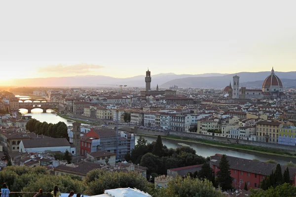 Pohled na město Florencie — Stock fotografie