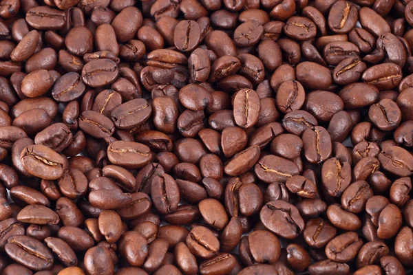 Achtergrond koffiebonen — Stockfoto