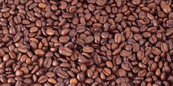 Achtergrond koffiebonen — Stockfoto