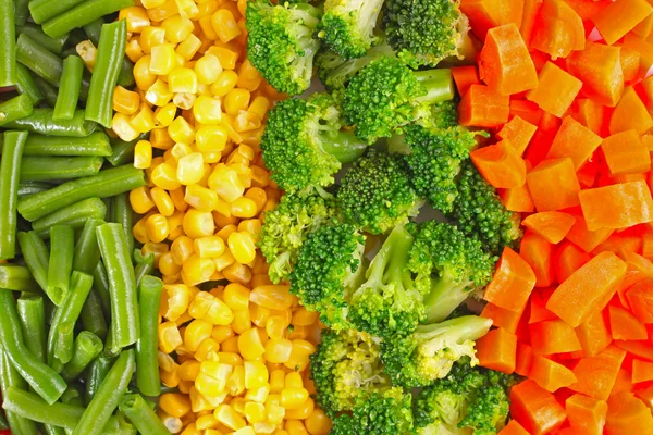 混合的蔬菜背景 — 图库照片
