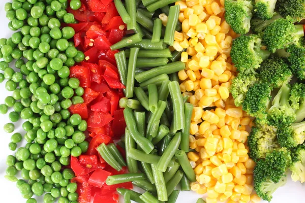 Fondo de verduras mixtas — Foto de Stock