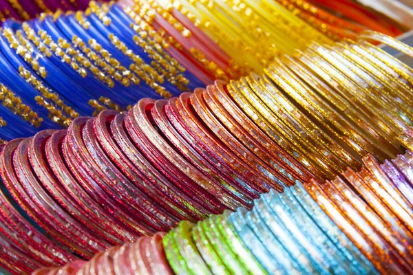 Colorful indian bangles — Stock Photo, Image