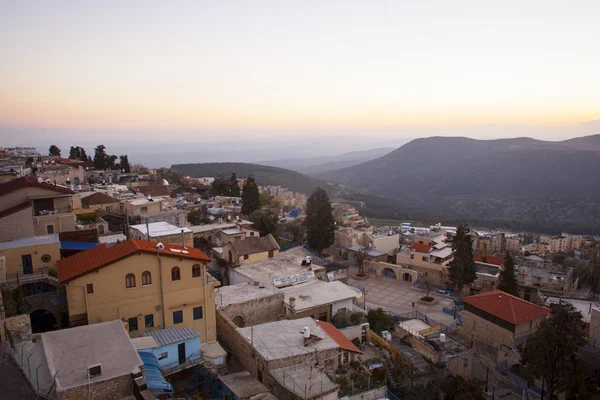 Safed kentinde — Stok fotoğraf