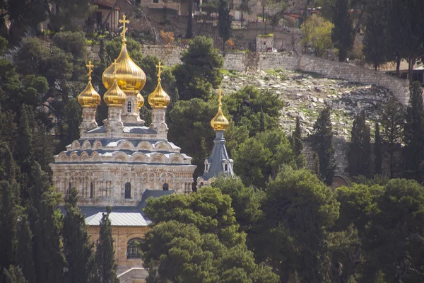 ロシアの正統派ゲッセマネの mary マグダラのマリア大聖堂 — ストック写真