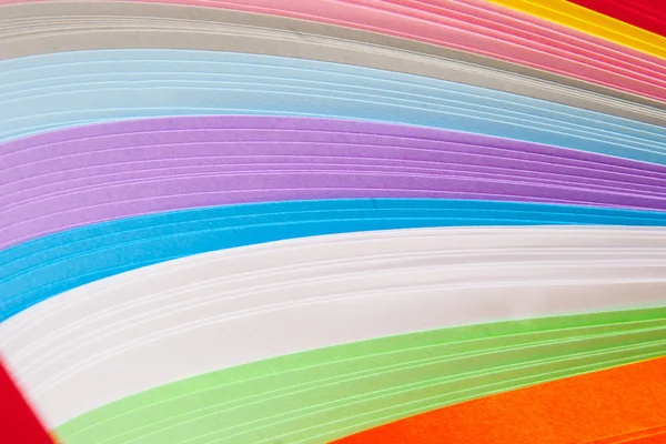 Λωρίδες χαρτιού σε έντονα χρώματα — Φωτογραφία Αρχείου