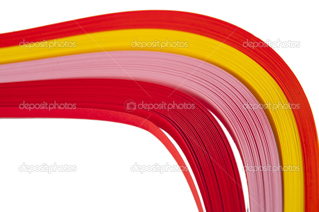 Abstract colorful paper strips background Vector Image