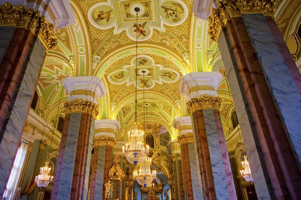 Interior da catedral de Pedro e Paulo — Fotografia de Stock